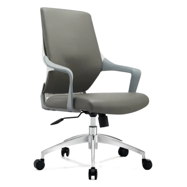 Mid Back PU Leather Synthetic Leather Swivel Boss Chair in dubai