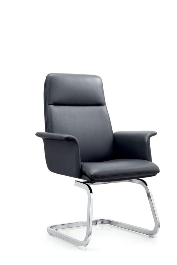 Leather visitor office chair