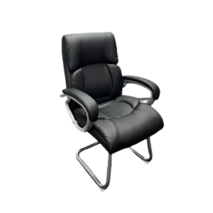 pu leather visitor office chair