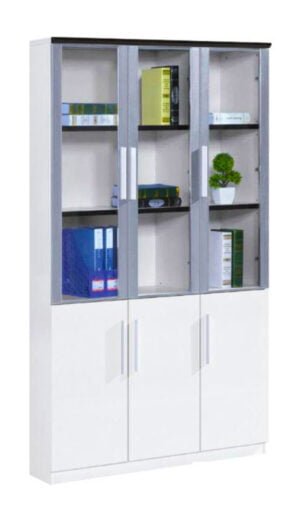 Crystal Clear 3 -Door Office Cabinet