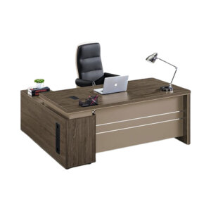 buy Modern Executive Office Desk with L Side Storage