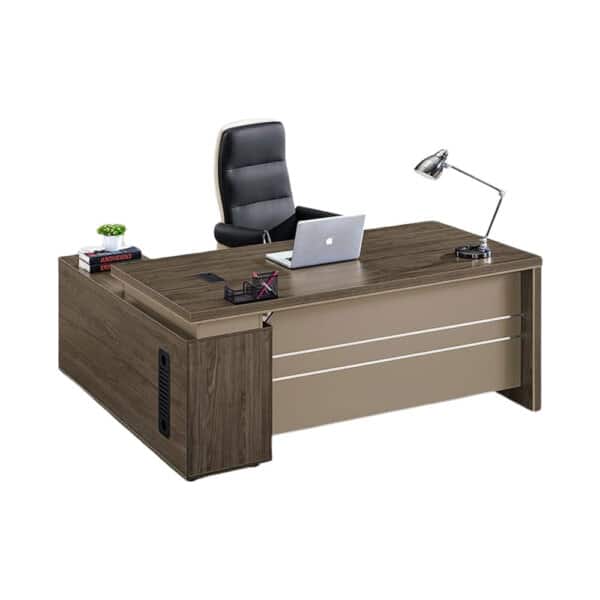 buy Modern Executive Office Desk with L Side Storage