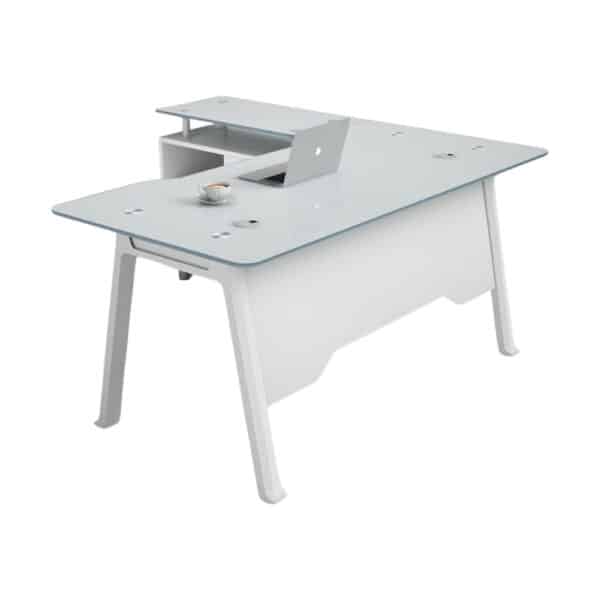 shop Evergreen Glass office Table