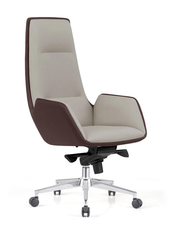 Luxury Leather Executive Office Chair | Modern High Back Design