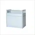 Cubicle Single Line Fixing Office Workstation White - Image 2