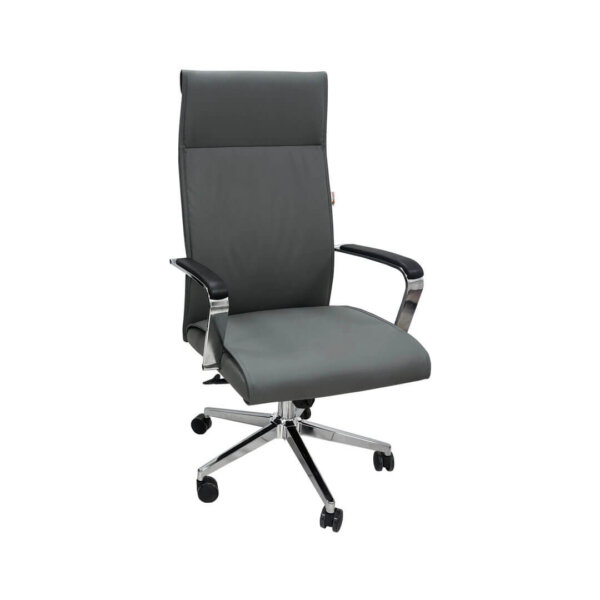 Evergreen High-Back Ergonomic Office Chair – Grey - Image 1