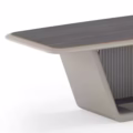 Modern Executive Office Desk with Side Cabinet - Image 2