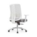 Ergonomic Mesh Medium-Back Office Chair White - Image 3