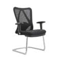 ErgoMesh Black Visitor Office Chair - Image 2