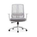 Ergonomic Mesh Medium-Back Office Chair White
