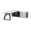 EliteEdge Executive Office Desk White Grey - Image 2