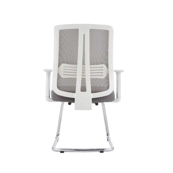 Ergonomic Mesh Visitor Office Chair White - Image 2