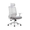 Ergonomic Mesh High-Back Office Chair White - Image 4