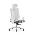 Ergonomic Mesh High-Back Office Chair White - Image 3