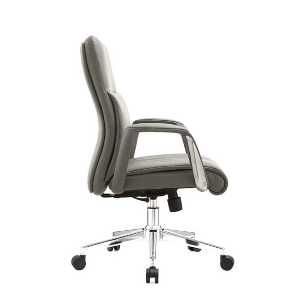 Lexus Leather Medium Back Office Chair - Image 3