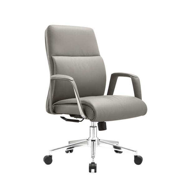 Lexus Leather Medium Back Office Chair - Image 2