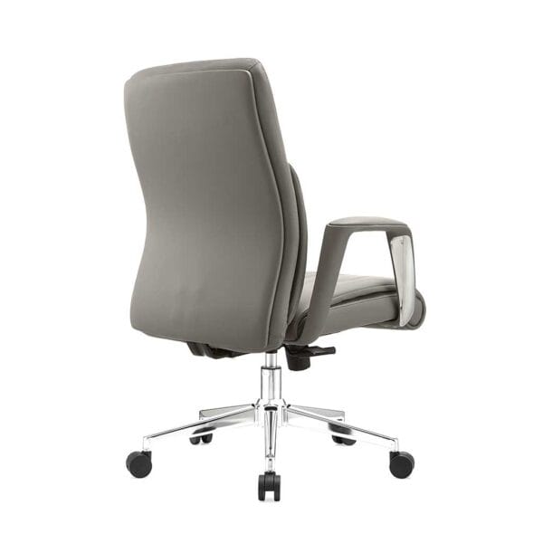 Lexus Leather Medium Back Office Chair - Image 4