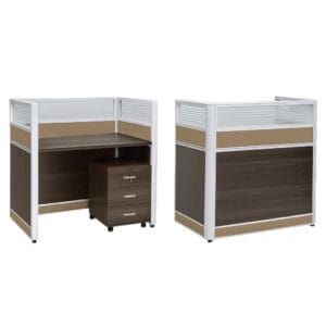 single cubicle workstation.