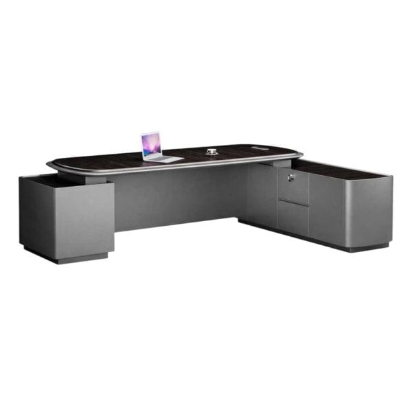 Prime Executive Office Desk with Side Storage - Image 2